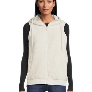 Avia Women's Cream Hooded Vest